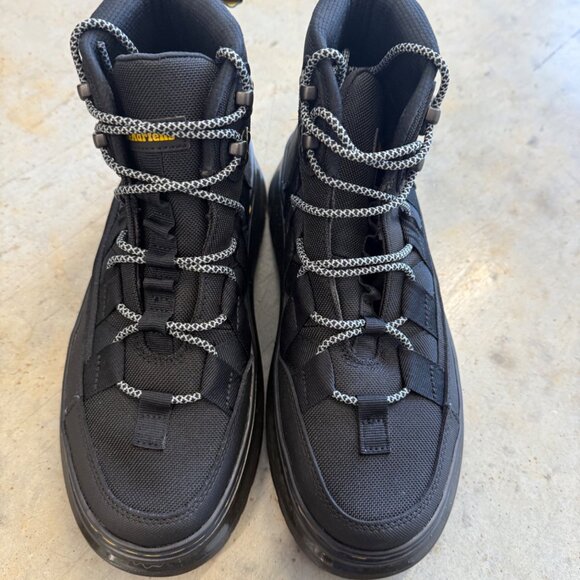 Dr. Martens Boury Leather Casual Boots, Black, Size 7 Men’s - Picture 2 of 8